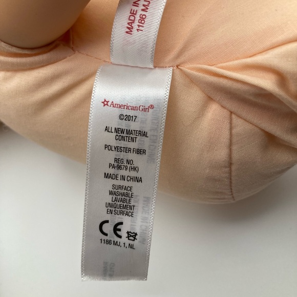 American Girl Bitty Baby Doll #3 Blonde Hair Blue Eyes 15" 2017 Edition - Picture 6 of 8